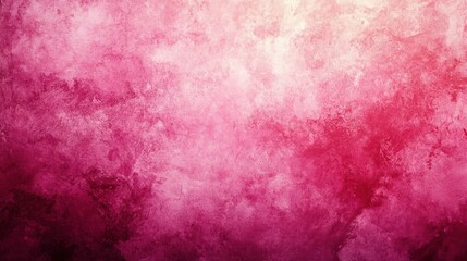 Fototapeta premium Pink background displays vibrant magenta watercolor texture, creating artistic abstract design with paint splash.