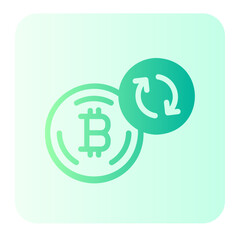 Fototapeta premium change gradient icon