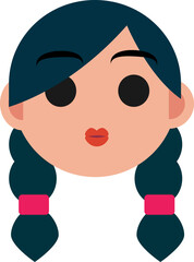 female face expression icon