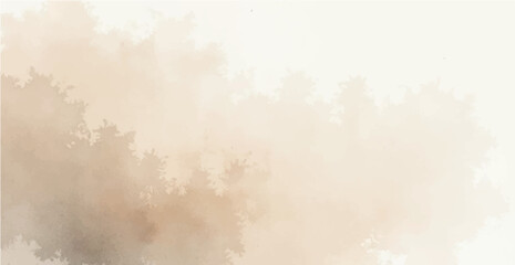  Abstract Light dusty soft pastel color shade. Brown sepia beige nude gray white watercolor pattern. Elegant art background. Paper brush stain splash. Blank template design.