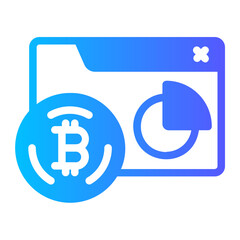 report gradient icon