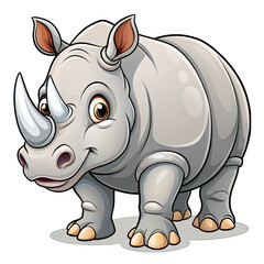 Fototapeta premium rhino vector illustration
