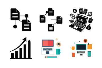 business and finance icons