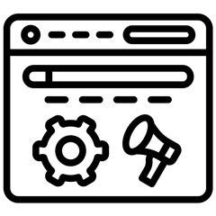 Search Engine Marketing Icon