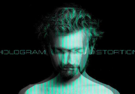 Hologram Distortion Effect
