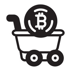 cart glyph icon