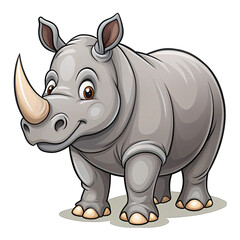 Fototapeta premium rhino vector illustration