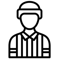 Referee Male Icon