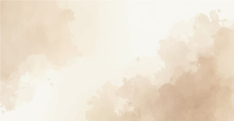  Abstract Light dusty soft pastel color shade. Brown sepia beige nude gray white watercolor pattern. Elegant art background. Paper brush stain splash. Blank template design.