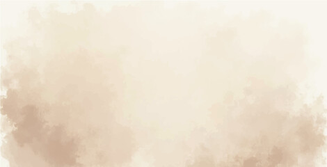  Abstract Light dusty soft pastel color shade. Brown sepia beige nude gray white watercolor pattern. Elegant art background. Paper brush stain splash. Blank template design.