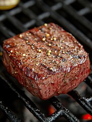 Delicious grilled meat, juicy steaks, and cheerful outdoor meals with friends captured in sunny