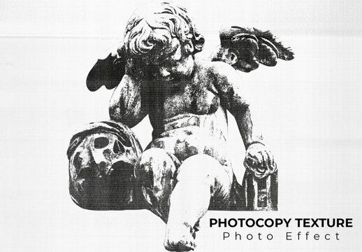 Photocopy Texture Photo Effect