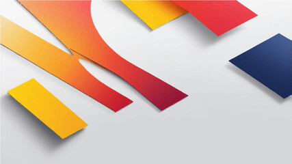 Abstract many color smooth light lines background. Vector illustration