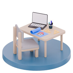 3D Urban Architect Work Desk