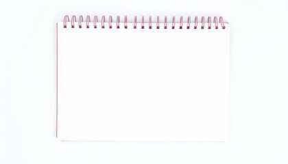 Blank notepad, open