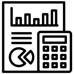 Calculate Data Icon