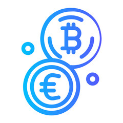 transaction gradient icon