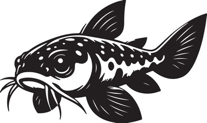 Fototapeta premium fish simple icon. Vector ICON all icon Viktor