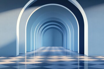 Obraz premium Arches leading forward