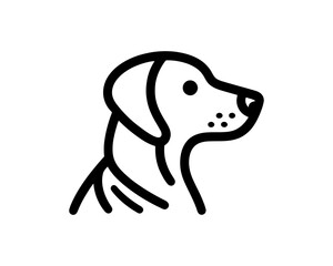 Iconic Dog Silhouette Logo Design for Pet Friendly Brands
