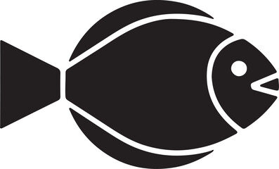 fish   simple icon. Vector ICON all icon Viktor