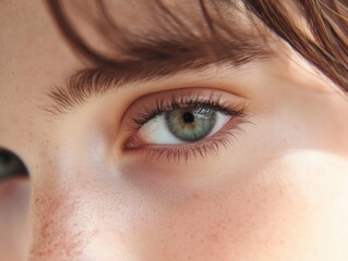 Close up of person's eye