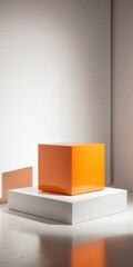 A pristine white wall, smooth and unblemished, reflects soft natural light, creating a serene backdrop that enhances the surrounding space's brightness.