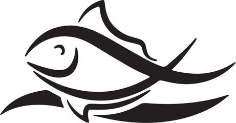 fish   simple icon. Vector ICON all icon Viktor