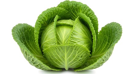 Cabbage Fresh: A vibrant image of a fresh, green cabbage, showcasing its intricate layers and healthy, edible qualities.