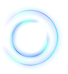 Obraz premium Blue Light Circle