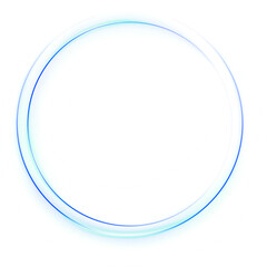 Blue Glowing Circle