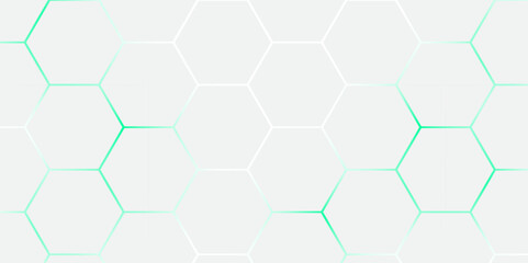 Abstract Hexagon white background. blue light and shadow. Abstract background design with white hexagon and blue light. Abstract. Hexagon. Vector. abstract hexagon blue background. 