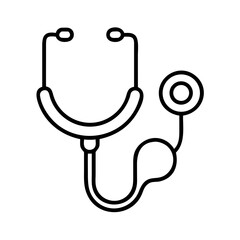 Stethoscope Line Icon
