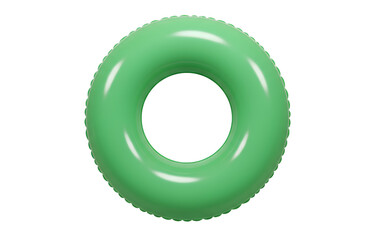 round green pool float png. green pool float inflatable top view flat lay isolated. inflatable float for summertime activities and fun png. green pool float png