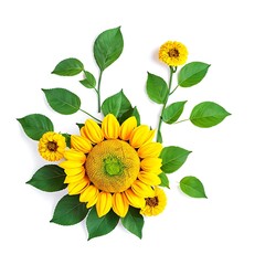 Naklejka premium High Resolution Sunflower Photo