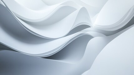 Obraz premium Minimalist White and Gray Abstract Texture