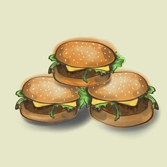 hamburgers