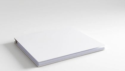Blank White Book