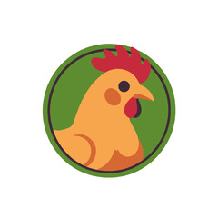 Cute_Cartoon_Chicken_Illustration_Chicken_Logo_Design