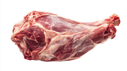 Fresh meat cut, showcasing rich red color and marbling, perfect for culinary dishes and grilling