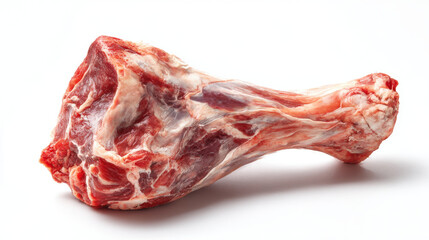 Fototapeta premium Fresh meat cut with marbling and rich color, perfect for cooking or grilling