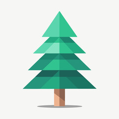 abstract christmas tree