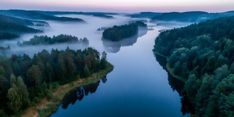 Fototapeta premium High definition natural scenery pictures of lake water