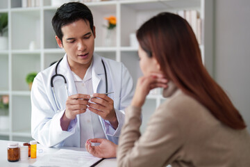 Consultations with a general practitioner discussing patient care