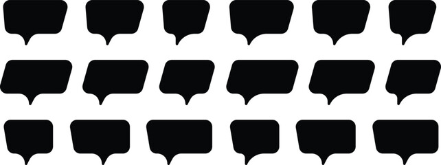 Speech Bubble set. Talk bubble. Speech bubble comic buttons for web design. Speech bubble collection. Chat vector icon. Talk bubble speech icon. Empty bubbles vector design element. Speech bubble set 