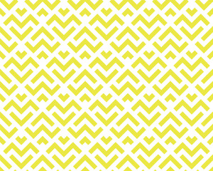 Abstract geometric pattern. A seamless vector background. White and yellow ornament. Graphic modern pattern. Simple lattice graphic design