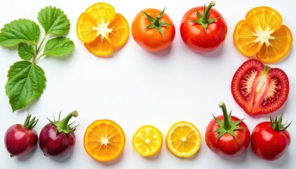 Dehydrated vegetables, neatly arranged on white , colorful, dried vegetables, organic
