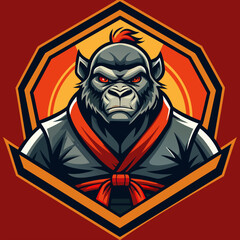 Gorilla Martial Arts. Powerful & Fierce Animal