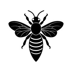 Bee Silhouette vector illustrator