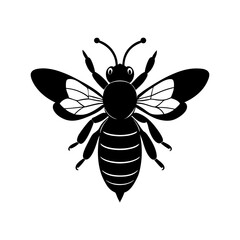 Bee Silhouette vector illustrator